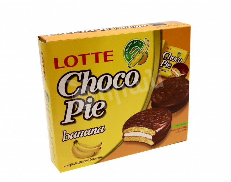 Թխվածքաբլիթ բանան Choco Pie Lotte