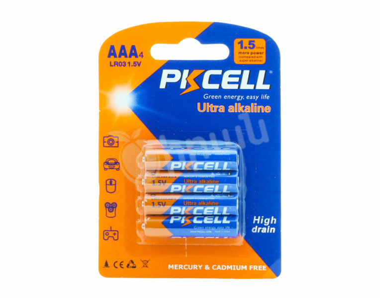 Batteries AAA4 PKCELL