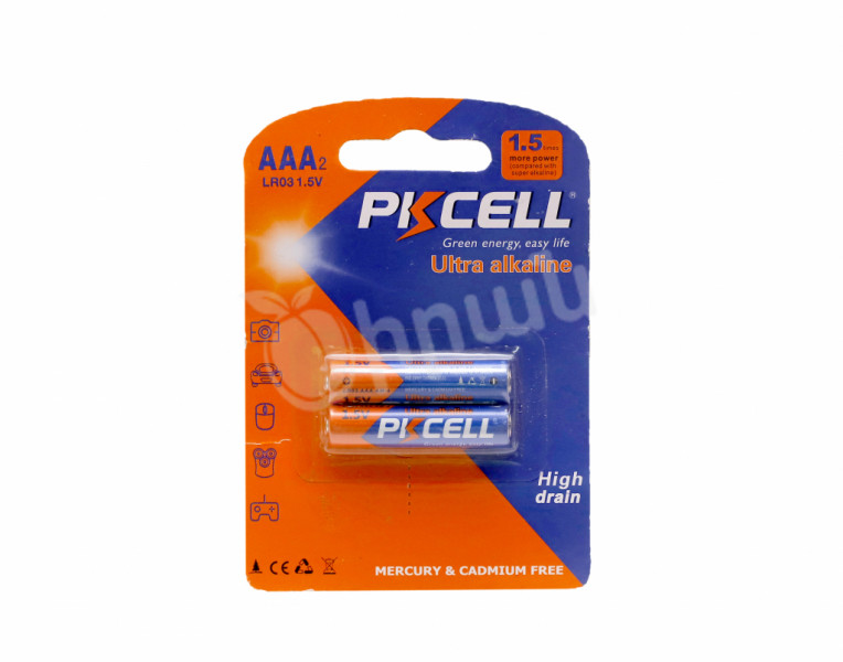 Battery alkaline ultra AAA PKCELL
