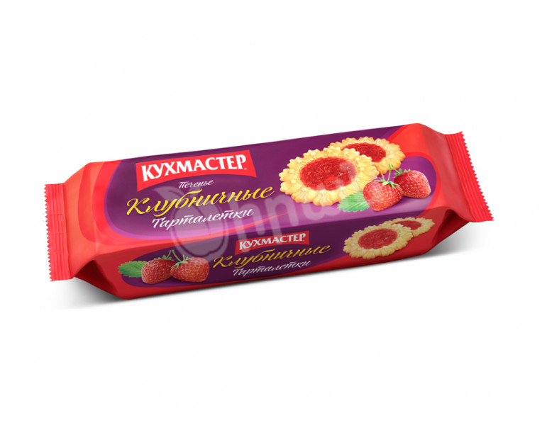 Cookies strawberry tartlets Кухмастер