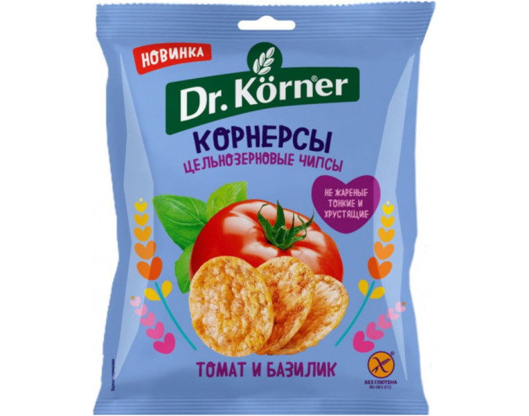 Чипсы томат и базилик Dr. Körner