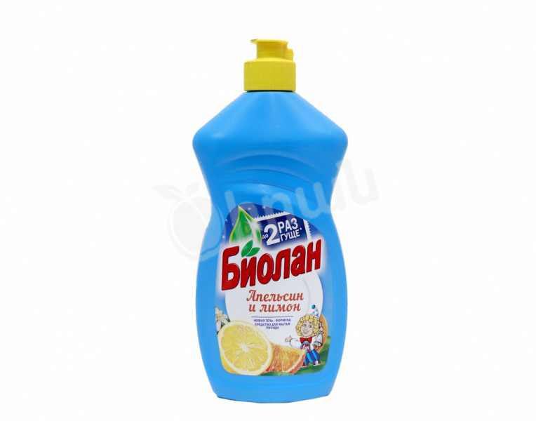 Dishwashing liquid orange and lemon balm Биолан