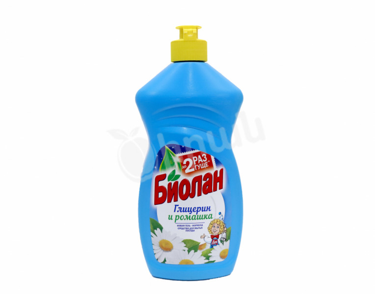 Dishwashing liquid glycerin and chamomile balm Биолан