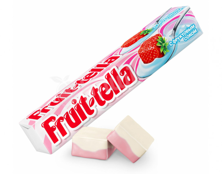 Жевательные конфеты клубничный йогурт Fruit-Tella