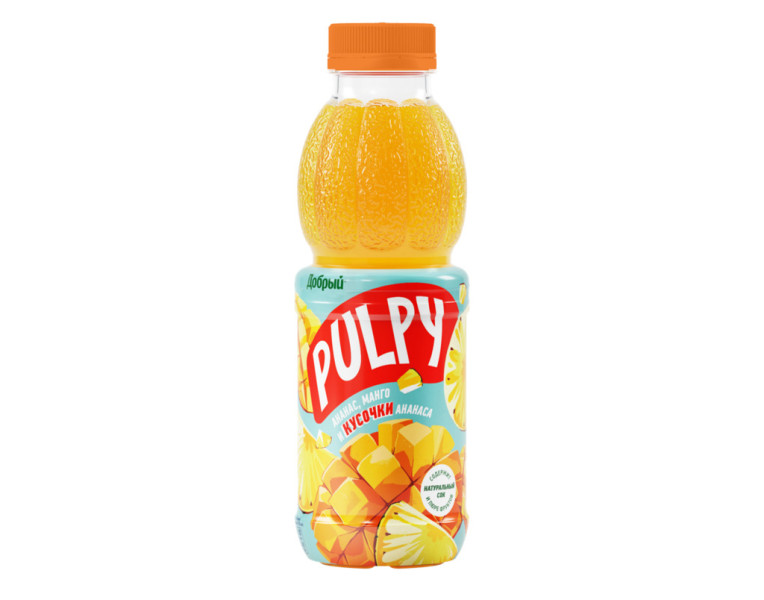 Juice-containing drink  pineapple-mango Pulpy Добрый