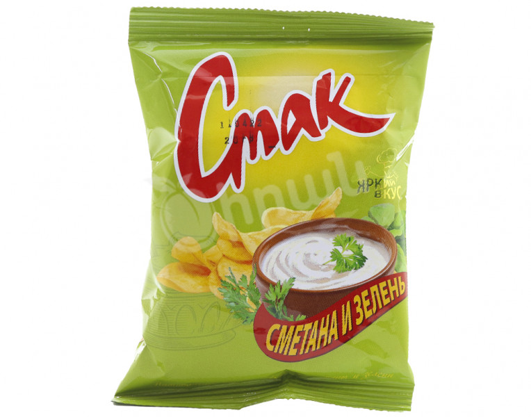 Chips sour cream and herbs Смак