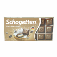 Milk chocolate with coffee-milk filling Late Macchiato Schogetten