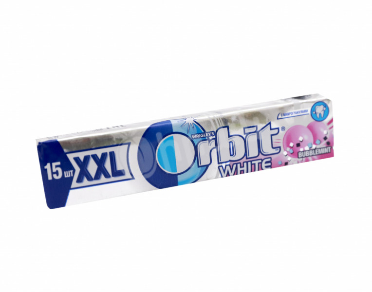 Chewing gum bubble mint XXL White Orbit