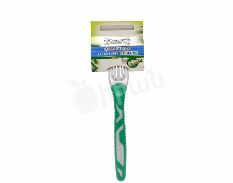 Бритва кватро титаниум сенситив Wilkinson Sword