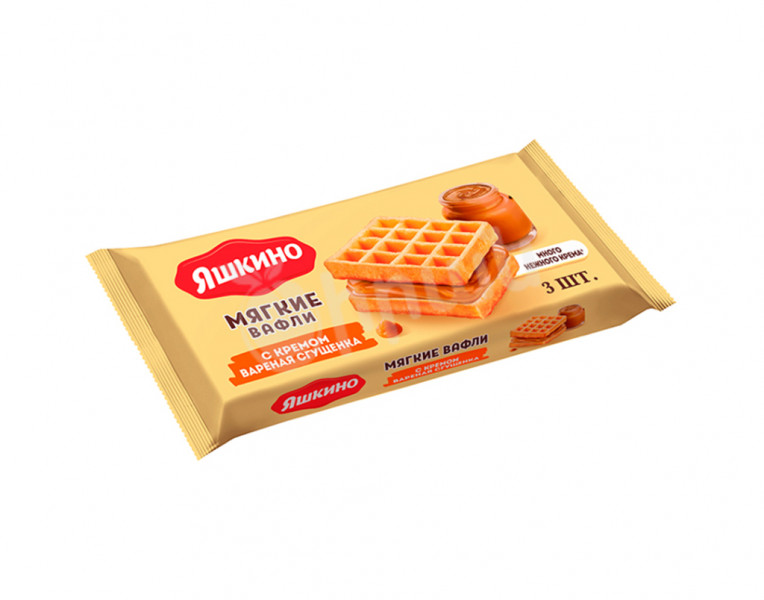 Wafer with baked condensed milk filling Яшкино