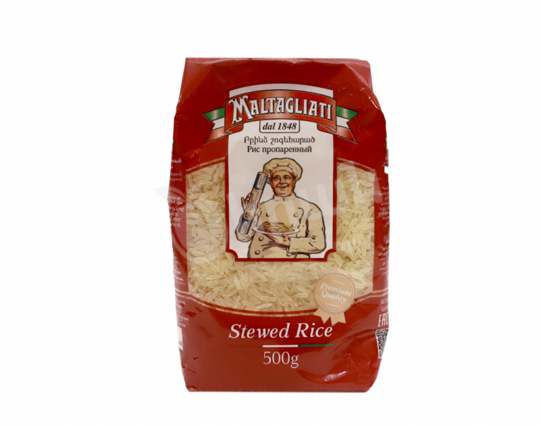 Long grain stewed rice Maltagliati