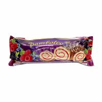 Roll cake with forest berries flavor Bamboleo