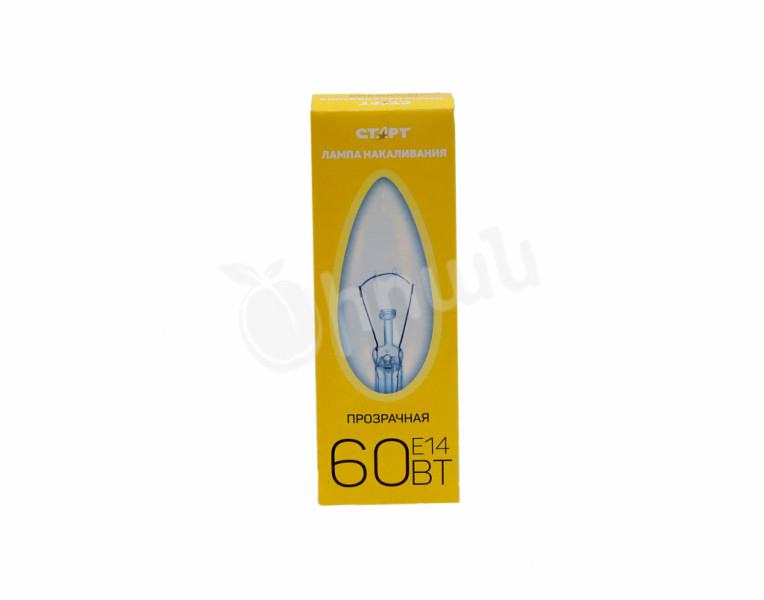 Transparent Incandescent Lamp 60W Start