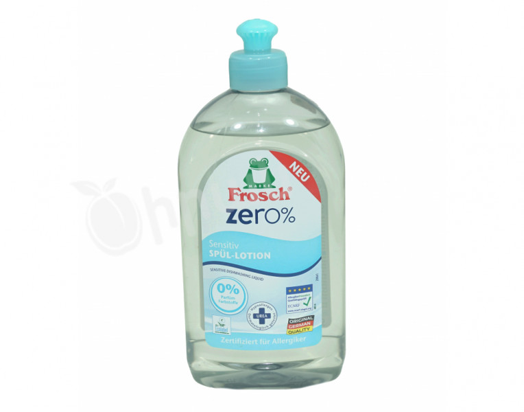 Жидкость для мытья посуды Zero% Frosch