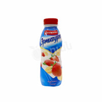 Yogurt drink with strawberry and banana Эрмигурт