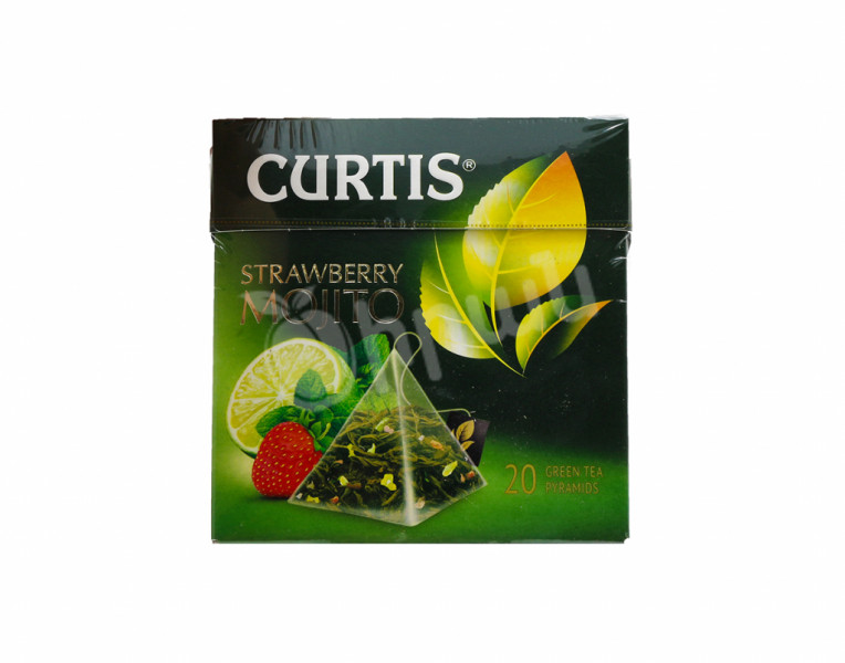 Зеленый чай клубничный мохито Curtis