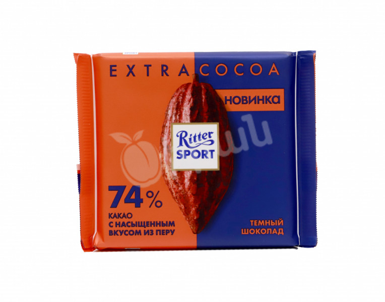 Шоколад темный экстра какао Ritter Sport