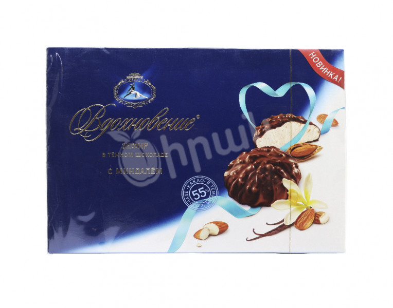 Zephyr with almonds and  dark chocolate Вдохновение