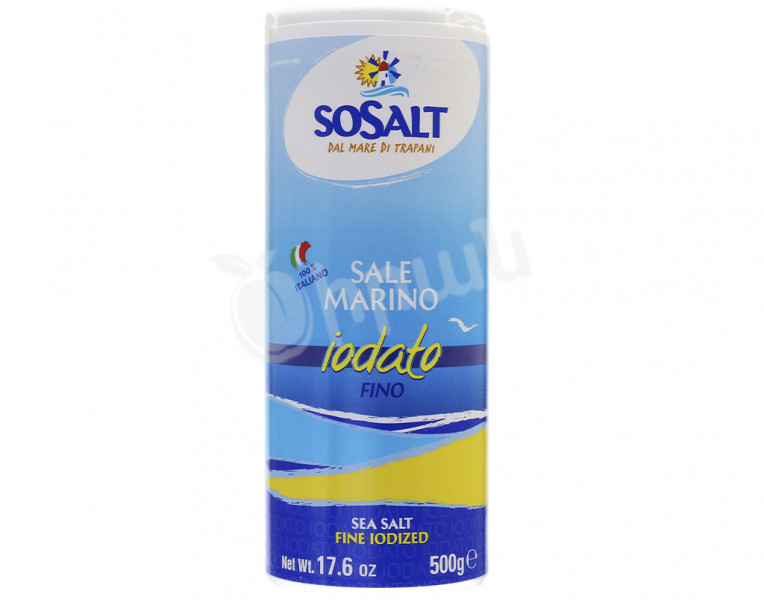 Sea salt  small iodized Sosalt