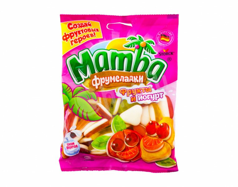 Жевательный мармелад Фрумеладки фрукты и йогурт Mamba