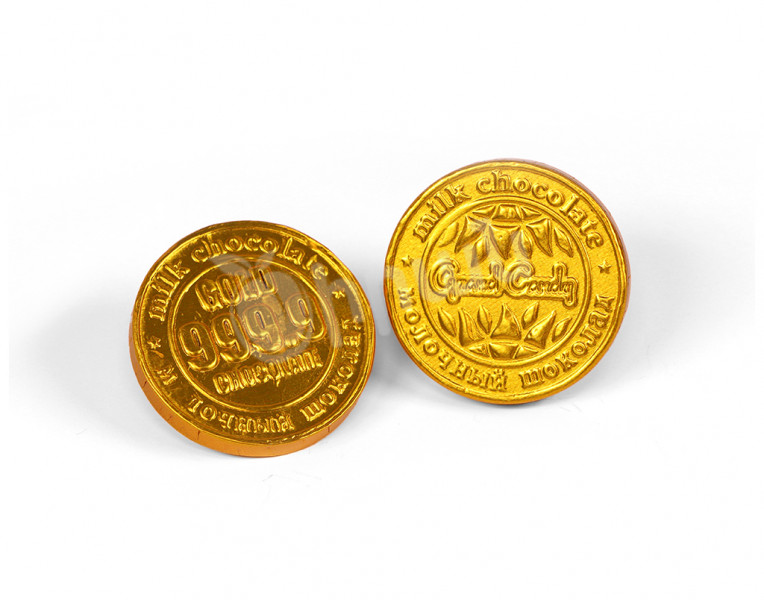 Milk Chocolate Gold Coins Grand Candy