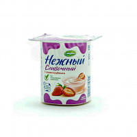 Yogurt Product with Strawberry Juice Нежный