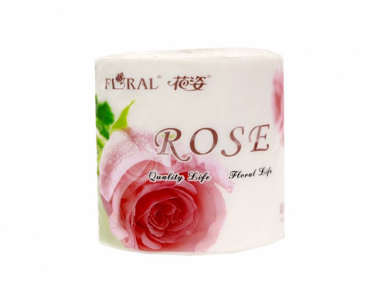 Toilet paper Rose Floral
