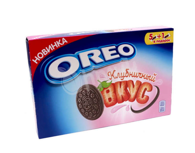 Strawberry flavored cookies Oreo
