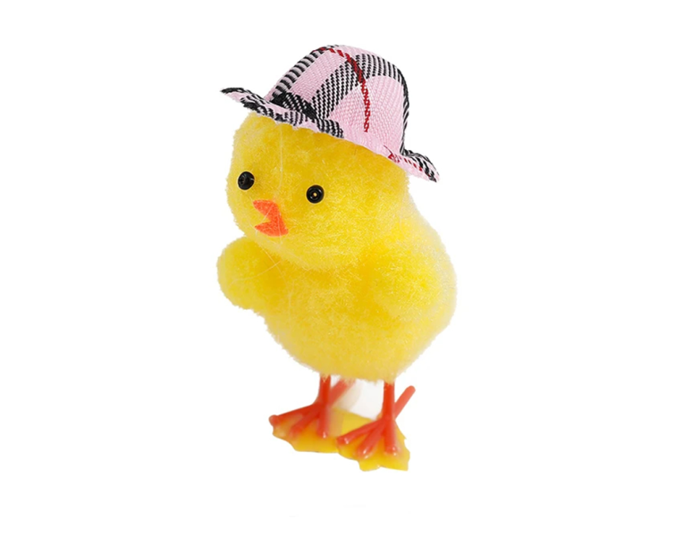 Easter chick in a hat