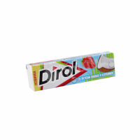 Chewing gum with coconut and strawberry flavor Dirol
