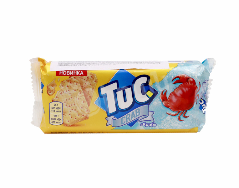 Крекер соленый со вкусом краба Tuc