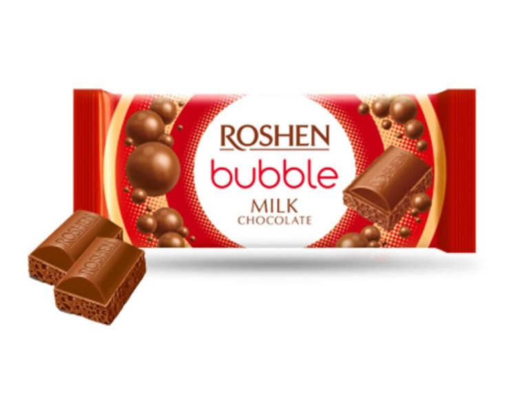 Կաթնային ծակոտկեն շոկոլադե սալիկ  Roshen