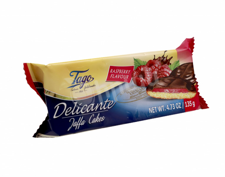Jaffa cakes raspberry flavor Delicante Tago