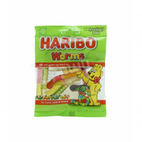 Jelly with fruit juice Worms Haribo
