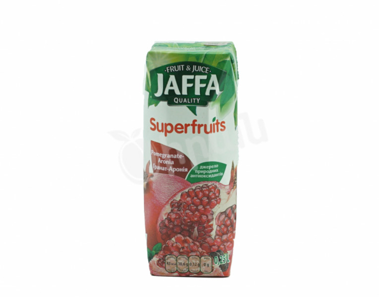 Pomegranate and Chokeberry Nectar Superfruits Jaffa