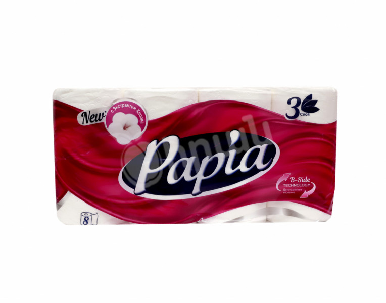 Toilet paper Papia with cotton extract