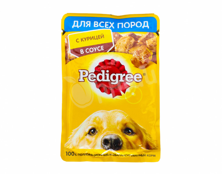 Dog food chicken with sauce Pedigrее