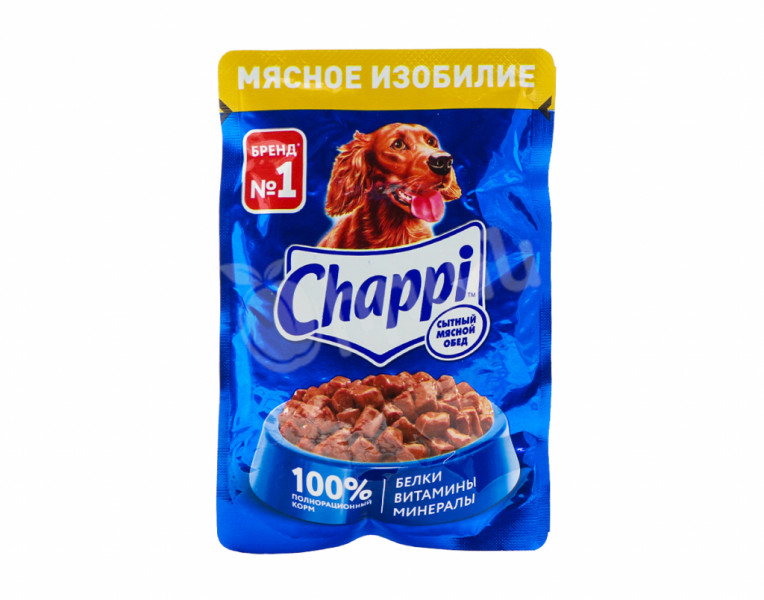 Dog food meat abundance Chappi