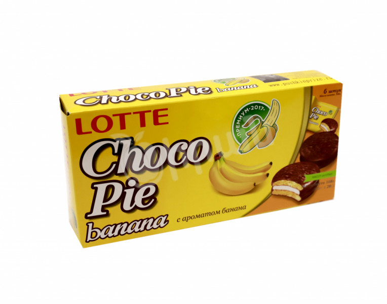 Печенье банан Choco Pie Lotte