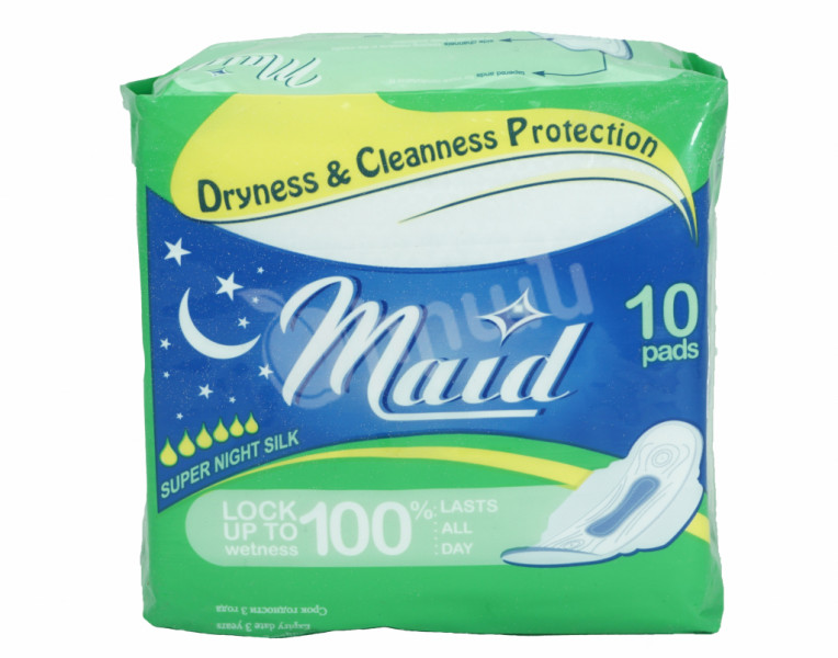 Pads with wings super night silk Maid