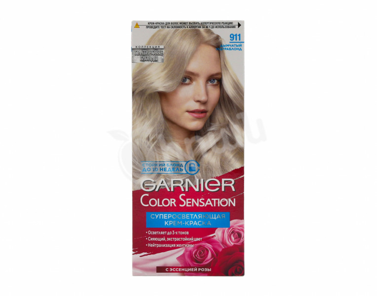 Hair Cream- Color Smokey Ultrablond 911 Color Sensation Garnier