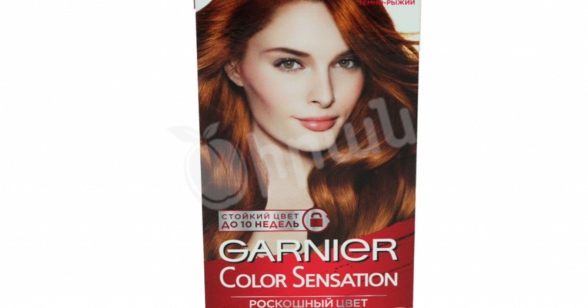 Hair Cream-Color Red Amber Brown  Color Sensation Garnier | Tsiran  Supermarket