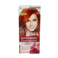 Крем-Краска для Волос Янтарный Ярко-Рыжий 7.40 Color Sensation Garnier