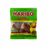 Chewing candy fruit flavored Happy Cherries Haribo