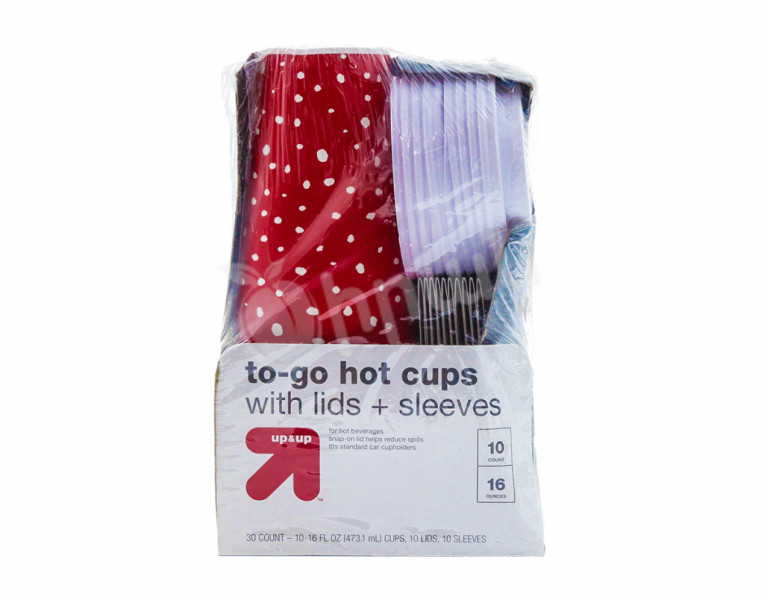 Cups with Lids + Sleeves
