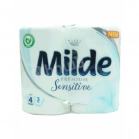 Туалетная бумага сенситив премиум Milde