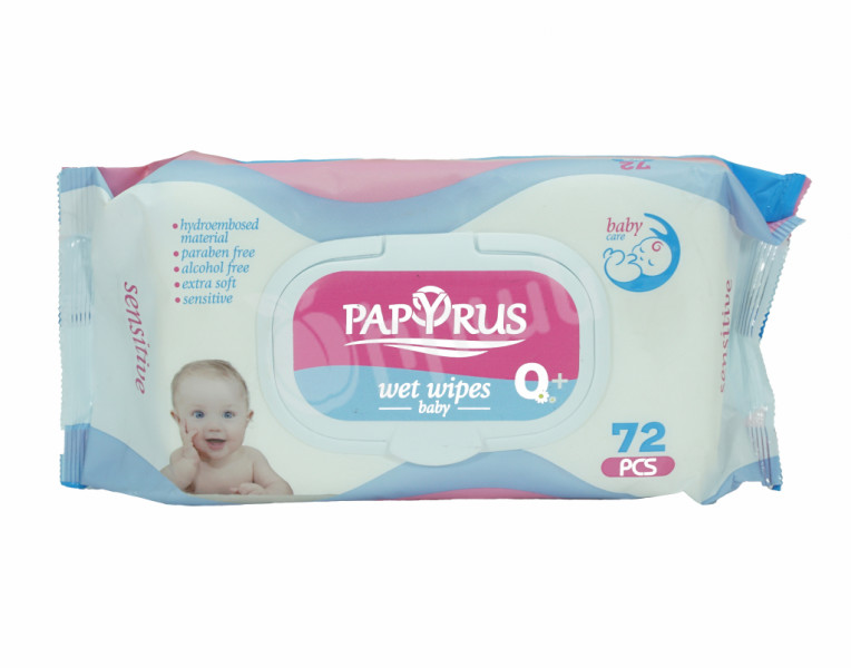 Baby Wet Wipes Sensitive Papyrus