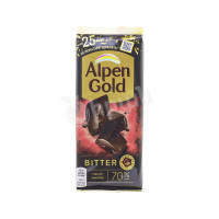 Шоколадная плитка темная Alpen Gold