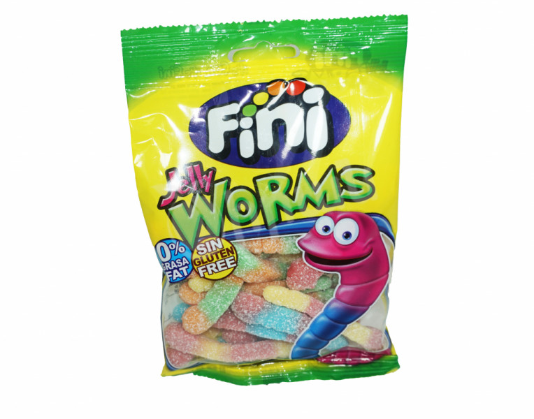 Chewing jelly Worms Fini