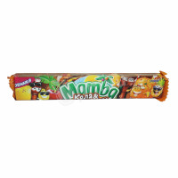 Chewy candies cola and fruits Tropics Mamba